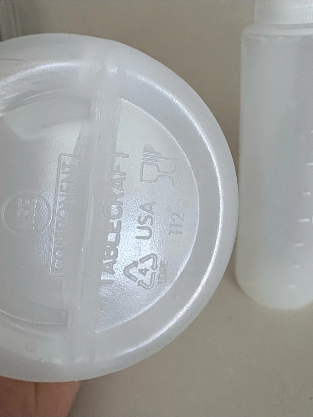 Multipurpose White Squeeze Bottles with Assorted caps